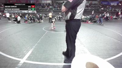 53 lbs Consi Of 8 #2 - Julian Curcio, Spazz Wrestling vs Nathan McGinnis, Clearview