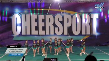 Shore All Stars - Mini Aqua [2024 L1 Mini Day 1] 2024 CHEERSPORT Toms River Classic
