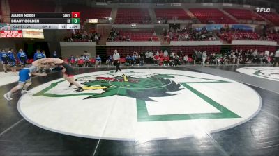 150 lbs Round 3 - Semis (4 Team) - Julien Ndebi, Conroe Caney Creek vs Brady Golden, Grand Prairie