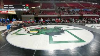 150 lbs Round 3 - Semis (4 Team) - Julien Ndebi, Conroe Caney Creek vs Brady Golden, Grand Prairie