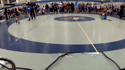 12U Girls FS - 85-100 Champ. Round 1 - Rhys Juers vs Arielle Morrow, Franklin Central Wrestling Club