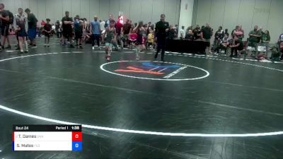 82 lbs Round 1 - Truman Dames, Unattached vs Sebastian Matos, Florida