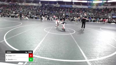 100 lbs Consolation - Bentley Colp, Herrin Jr WC vs Steele Smith, Mountain Home Flyers