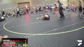 52 lbs Semis & 1st Wrestleback (8 Team) - Liam King, Backyard Brawlers vs Spencer Mattson, Aggression Legionaries