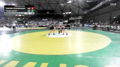 Girls 3A 145 lbs Champ. Round 1 - Ireland Chodorowski, Cheney (Girls) vs Tulee Leavitt, Shadle Park (Girls)