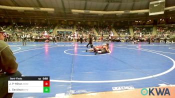 131 lbs Semifinal - James Portilloz-Hilton, Morrison Takedown Club vs Londyn Davidson, Geary Youth Wrestling