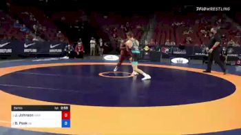 72 kg Semis - Jamel Johnson, Marines vs Benjamin Peak, Sunkist Kids Wrestling Club