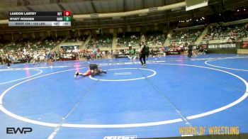 125 lbs Consi Of 16 #2 - Landon Lantry, Hot Shots vs Ryatt Rodden, Harrah Little League Wrestling