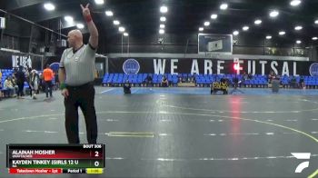 90/100 Round 1 - Kayden Tinkey (Girls 12 Under 100), NA vs Alainah Mosher, Unattached