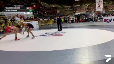 Schoolboys - 75 lbs 3rd Place Match - Noah Lagman vs Zander Melendez, Dethrone Wrestling Club