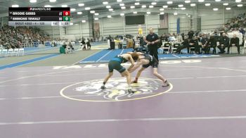 4 - 120 lbs 1st Place Match - Brodie Gibbs, Atlee vs Emmons Tewalt, Hanover