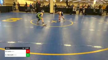 60 lbs Consolation - Brady Loro, West Chester vs Silas Bennett, Athens