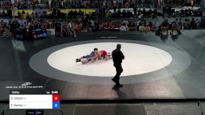 150 lbs Cons 64 #1 - Dustin Elliott, DE vs Zach Gerby, NY