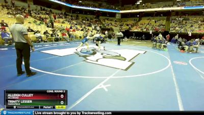 155 Class 1 lbs Cons. Round 2 - Alleigh Culley, Hillsboro vs Trinity Lesser, Marshfield