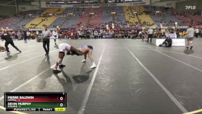 141 lbs Semis & 1st Wrestleback (8 Team) - Pierre Baldwin, Central vs Devin Murphy, Dubuque