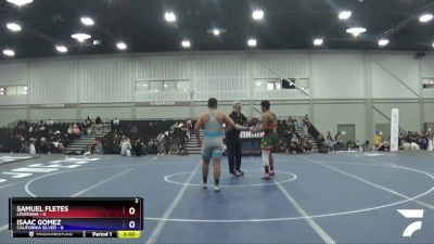 195 lbs Round 2 (6 Team) - Samuel Fletes, Louisiana vs Isaac Gomez, California Silver