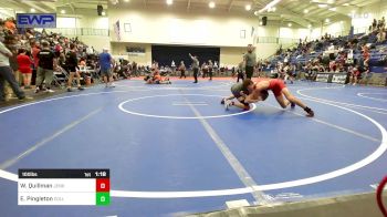 100 lbs 3rd Place - Whitacre Quillman, Jenks Trojan Wrestling Club vs Eli Pingleton, Collinsville Cardinal Youth Wrestling