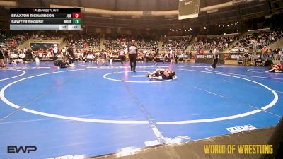 73 lbs Consi Of 32 #1 - Braxton Richardson, Jackson County Wrestling Club vs Sawyer Shouse, Morrison Takedown Club