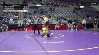 190 lbs 3rd Place Match - Austin Parks, Northridge vs Dylan Krehl, East Noble