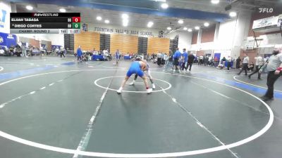 113 lbs Champ. Round 2 - Diego Cortes, Rancho Bernardo vs Elijah Tabasa, Bishop Gorman HS