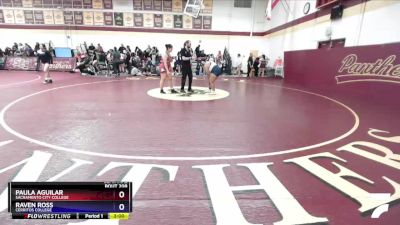 207 lbs Semifinal - Paula Aguilar, Sacramento City College vs Raven Ross, Cerritos College