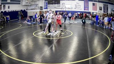 285 lbs Semifinal - Dom Moore, Moshannon Valley Hs vs Stone Root, Sharon Hs