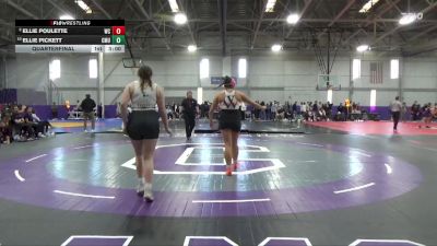 180 lbs Quarterfinal - Ellie Pickett, Central Methodist University vs Ellie Poulette, Wartburg