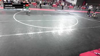 130 lbs Cons. Round 2 - Levi Owen, Weyauwega-Fremont vs Mason Miller, Mollitium