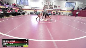 190 lbs Semifinal - Kendall Angelo, OAK PARK vs Alayna Leslie, STALEY