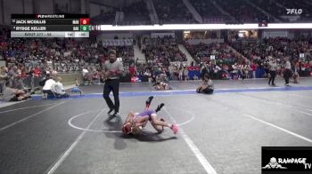 58 lbs Cons. Round 2 - Jack McGillis, Manhattan vs Rydge Keller, Oakley