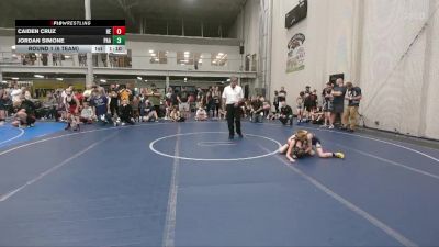 52 lbs Round 1 (6 Team) - Caiden Cruz, Brawler Elite vs Jordan Simone, PA Alliance