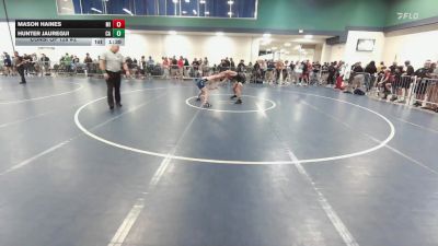 120 lbs Consi Of 128 #2 - Mason Haines, MI vs Hunter Jauregui, CA