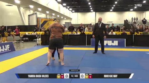 Nikki Kae May vs Yamira Raisa Valdes 2025 World IBJJF Jiu-Jitsu No-Gi Championship