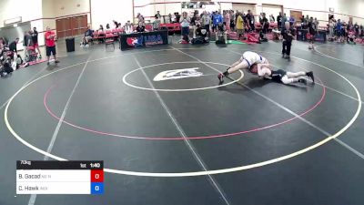 70 kg Cons 4 - Brandon Gacad, No Nonsense Wrestling vs Corey Hawk, Indiana