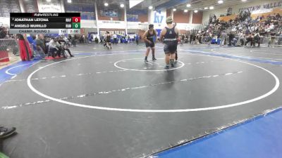 285 lbs Champ. Round 2 - Jonathan Letona, Mayfair vs Angelo Murillo, Ramona