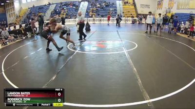 150 lbs Round 6 (8 Team) - Landon Bates, Palm Harbor WC vs Roderick Zow, The Outsiders