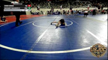 66 lbs Semifinal - Owen Green, Perry Wrestling Academy vs Zachary Walsmith II, Randall Youth Wrestling Club