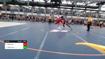 136-147 lbs Cons. Round 1 - Tailan Robinson, Illinois Cornstars vs Evencio Velazquez, Dubuque RTC