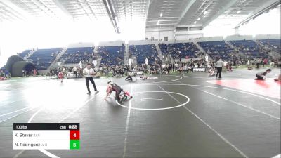 100 lbs 3rd Place - Kyler Stever, San Clemente vs Nikolas Rodriguez, LV Bear WC