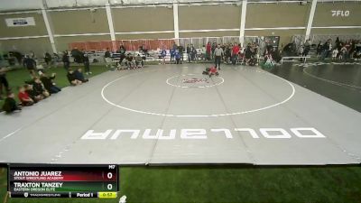 74 lbs Champ. Round 2 - Traxton Tanzey, Eastern Oregon Elite vs Antonio Juarez, Stout Wrestling Academy