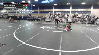 98 lbs Round Of 32 - Royce Amavizca, Ocrtc vs GeneGene Samuel, Gold Rush Wr Ac