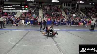 125 lbs 1st Place Match - Courtney Nye, Wichita Wrestling Club vs Jada Reed, Team Of Hard Knox