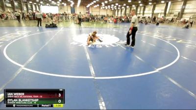 68 lbs Rd# 7- 10:45am Saturday Final Pool - Ian Weber, Great Neck WC National Team vs Dylan Blanketship, Ranger Wrestling Club