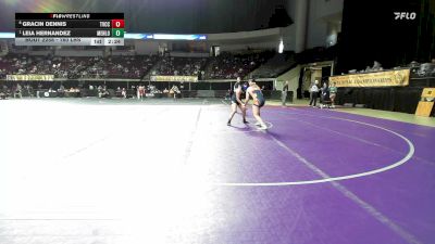 160 lbs Quarterfinal - Gracin Dennis, Treasure Valley CC vs Leia Hernandez, Menlo College
