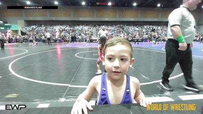 37 lbs Quarterfinal - Easton Carroll, Carson Bulldogs vs Brielle Cablay, Total Kaos Wrestling Club