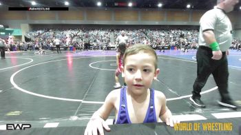 37 lbs Quarterfinal - Easton Carroll, Carson Bulldogs vs Brielle Cablay, Total Kaos Wrestling Club