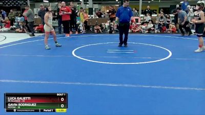 100 lbs Semis (4 Team) - Gavin Rodriguez, M2TCNJ vs Luca Galietti, PA Alliance