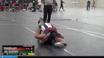 133 lbs Round 1 (16 Team) - Trey McCartney, Marian University (IN) vs Keshawn Laws, Cumberland (Tenn.)