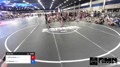 126 kg Consi Of 8 #2 - Jake Simmons, Oakdale WC vs Richard Ramos, Takedown Industries