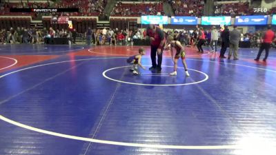 62 lbs Cons. Round 6 - Marcus Sickle, Laurel Matburners vs McCoy May, Helena Wrestling Club